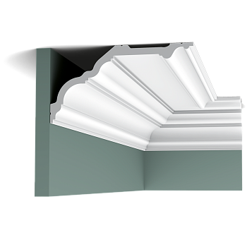 Карниз Orac Decor Полиуретан C340 NOBLESSE д 2000 x в 135 x ш 256